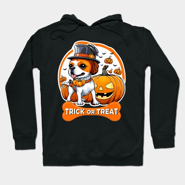 Halloween Dog Hoodie by Kingrocker Clothing